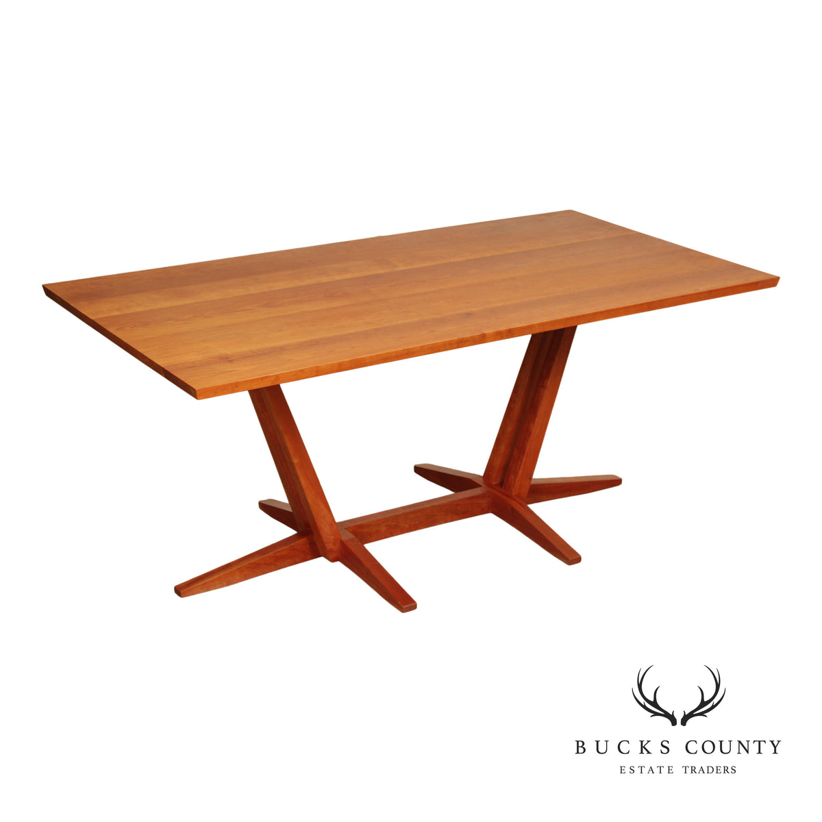 Thomas Moser Cherry Edo Trestle Dining Table