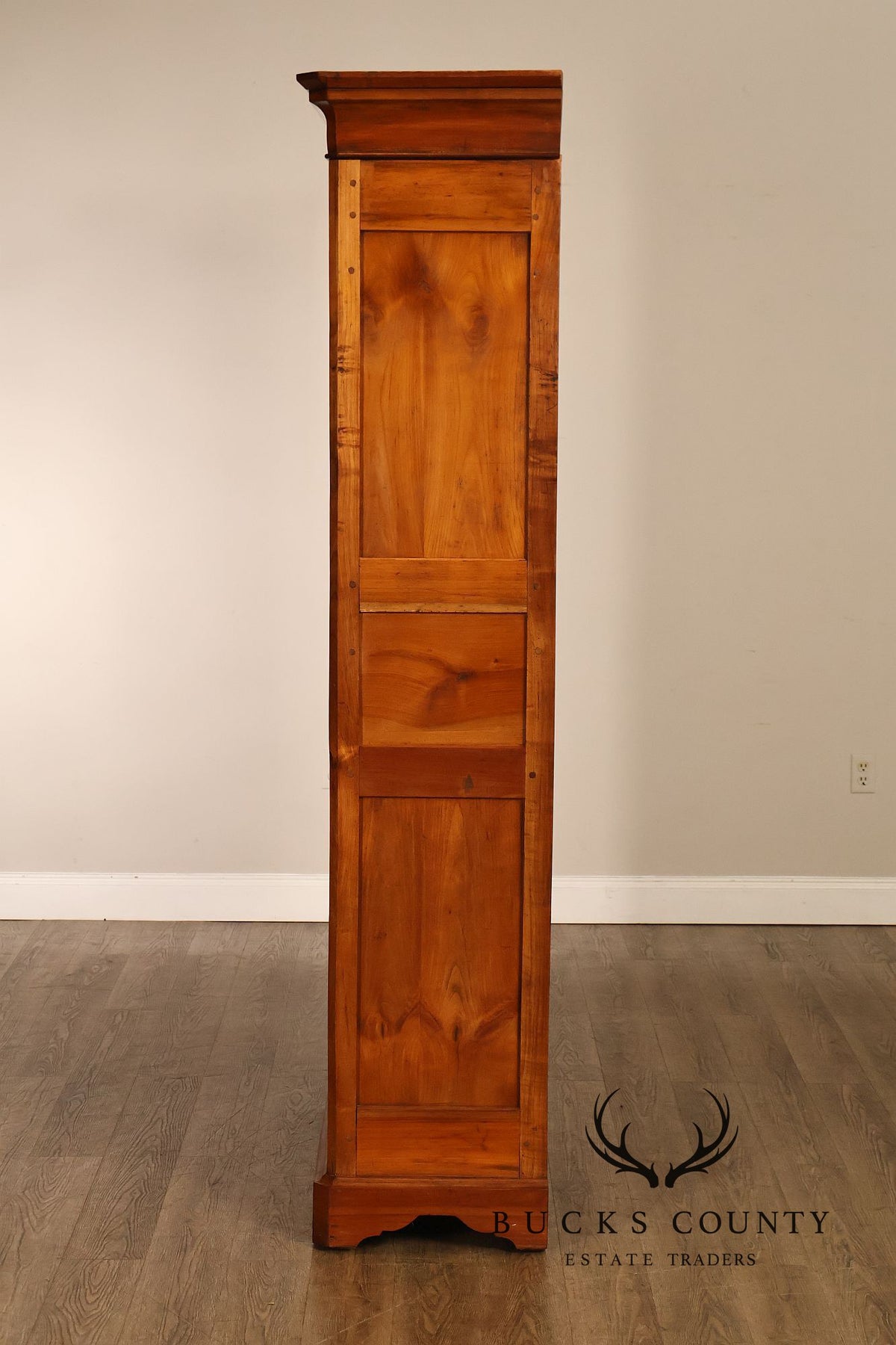 Antique French Louis Philippe Cherry Display Bookcase