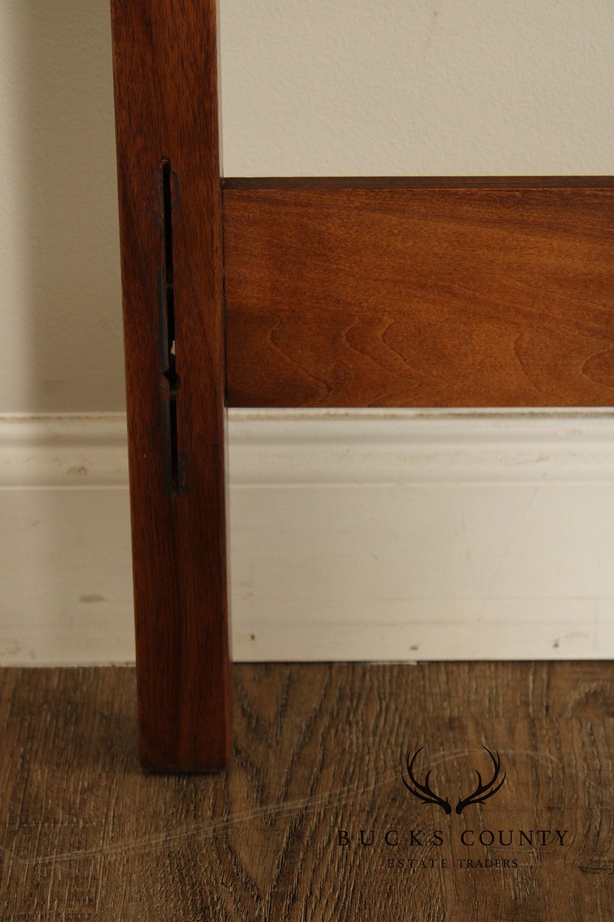 Thomasville Mid Century Modern Black Walnut Full Size Headboard