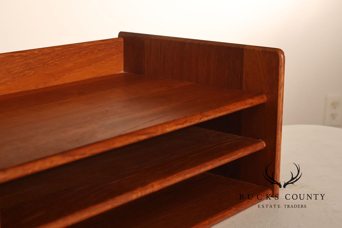 Nordisk Andels-Eksport Danish Modern Teak Desk Organizer