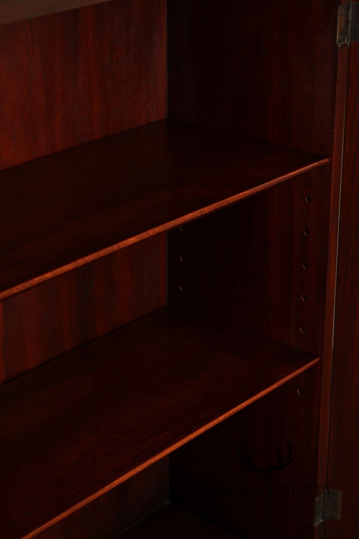 1940's Georgian Style Mahogany Secretary Bookcase