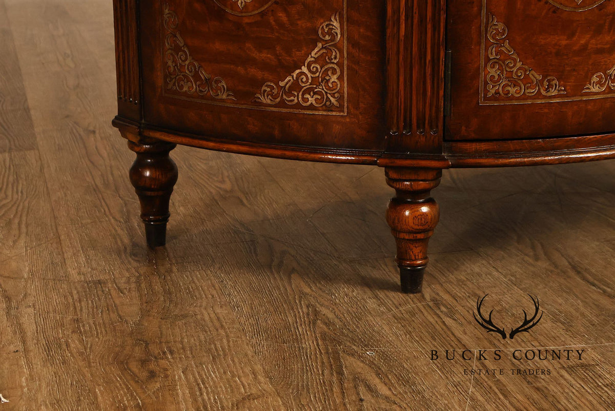 Theodore Alexander Demilune Console Cabinet