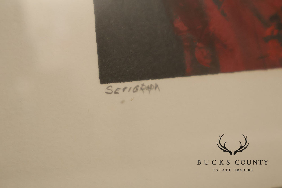 "Shivas Text" Serigraph By Clay