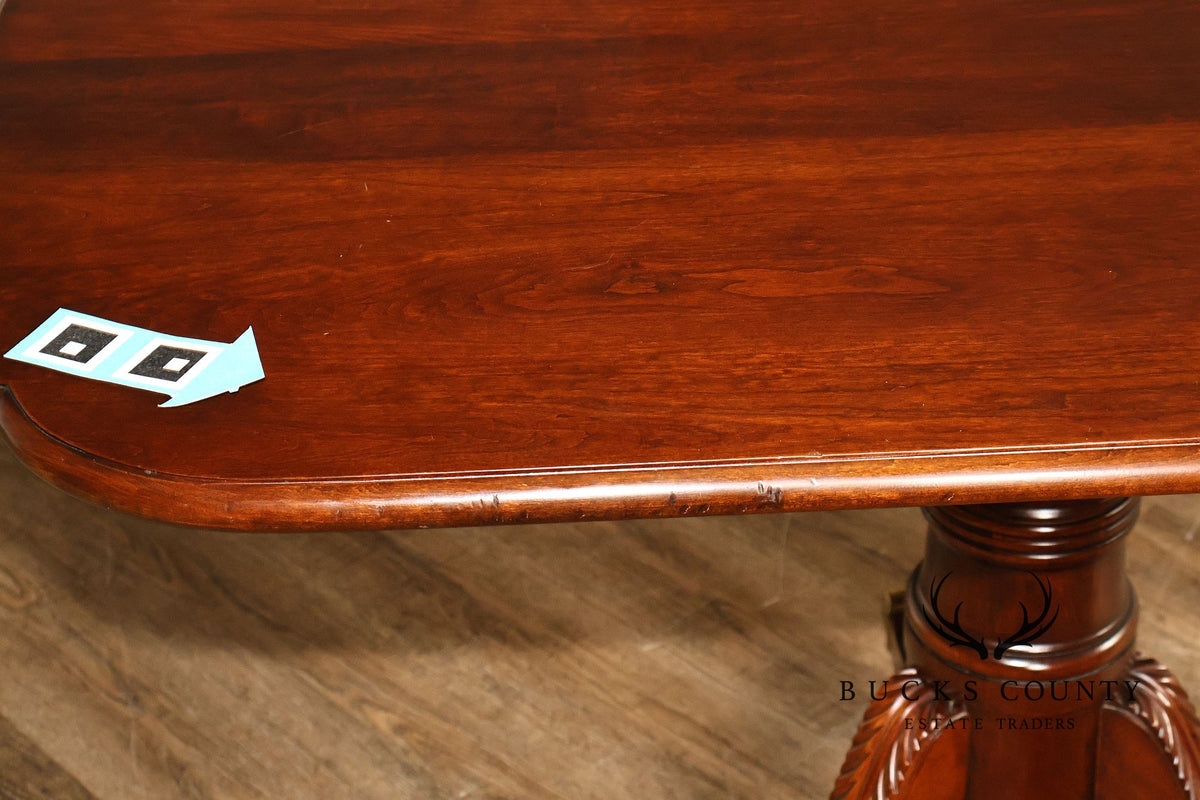 Statton Cherry Double Pedestal Dining Table