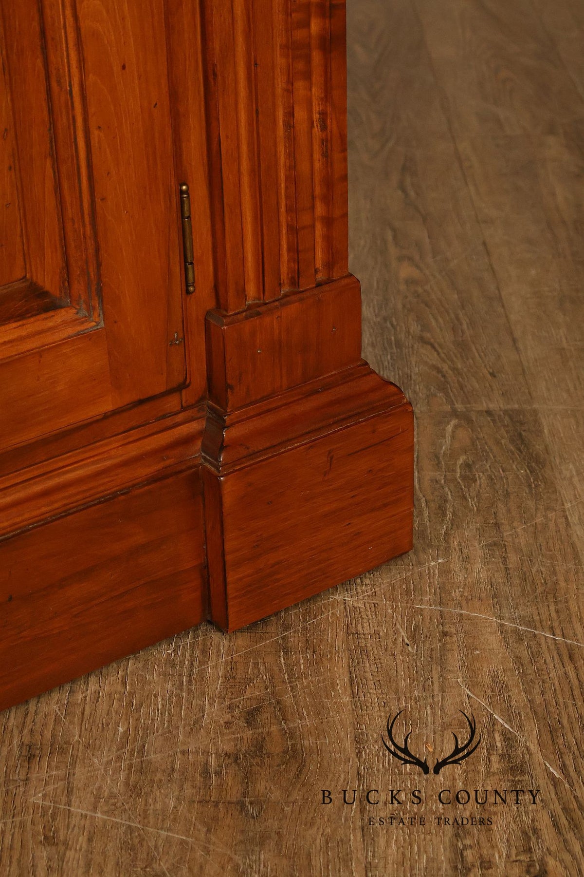 Ethan Allen 'Legacy' Maple Open Carved Library Bookcase