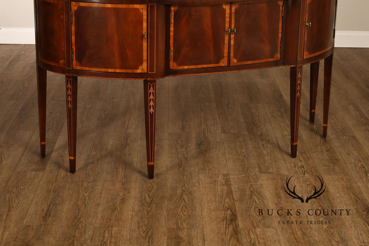 Hickory Federal Style Inlaid Mahogany Sideboard