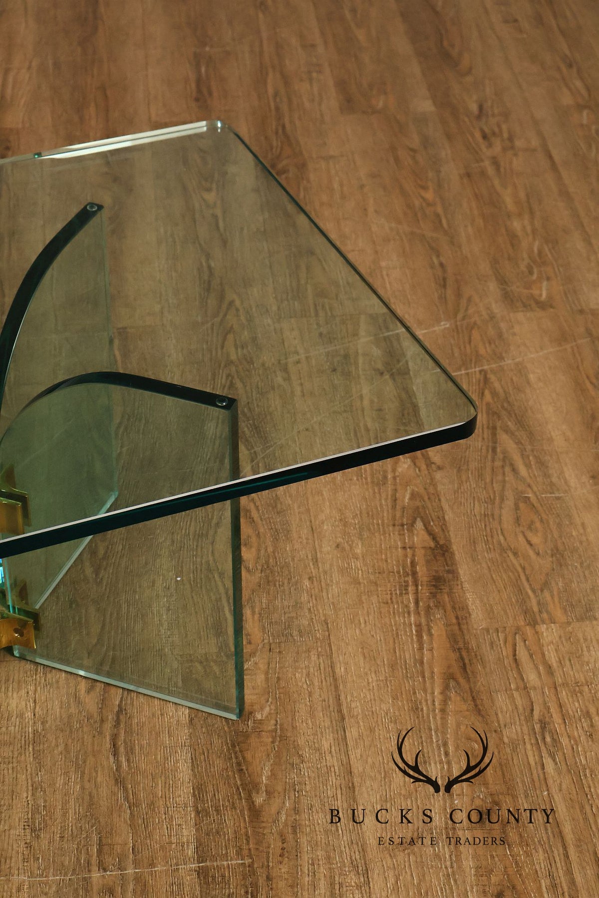Post-Modern Glass Top Coffee Table