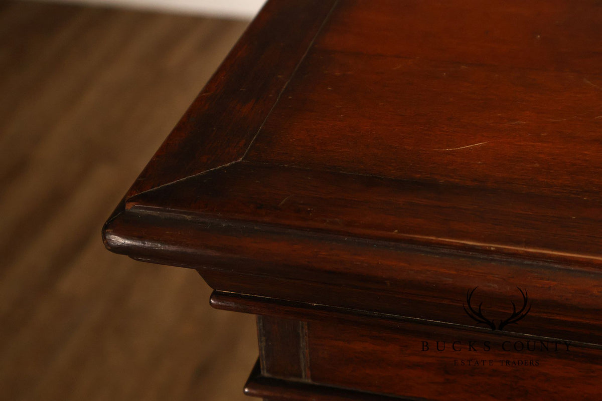 Queen Anne Style Mahogany Highboy Chest