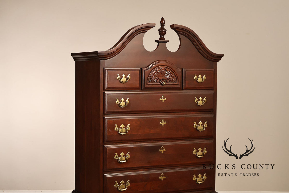 Sumter Cabinet Co. Queen Anne Style Cherry Highboy Dresser