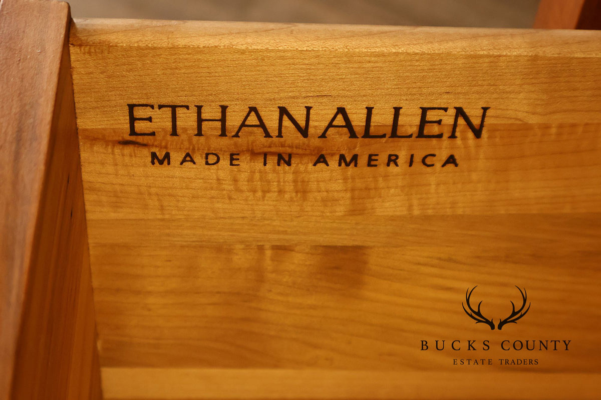 Ethan Allen 'Legacy' French Country Style Maple Armoire