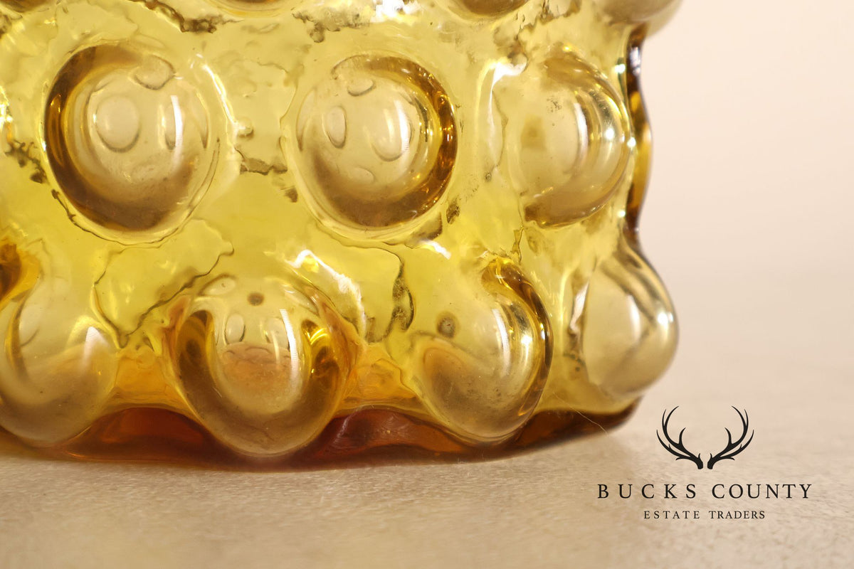 Blenko Mid Century Modern Bubble Glass Vase