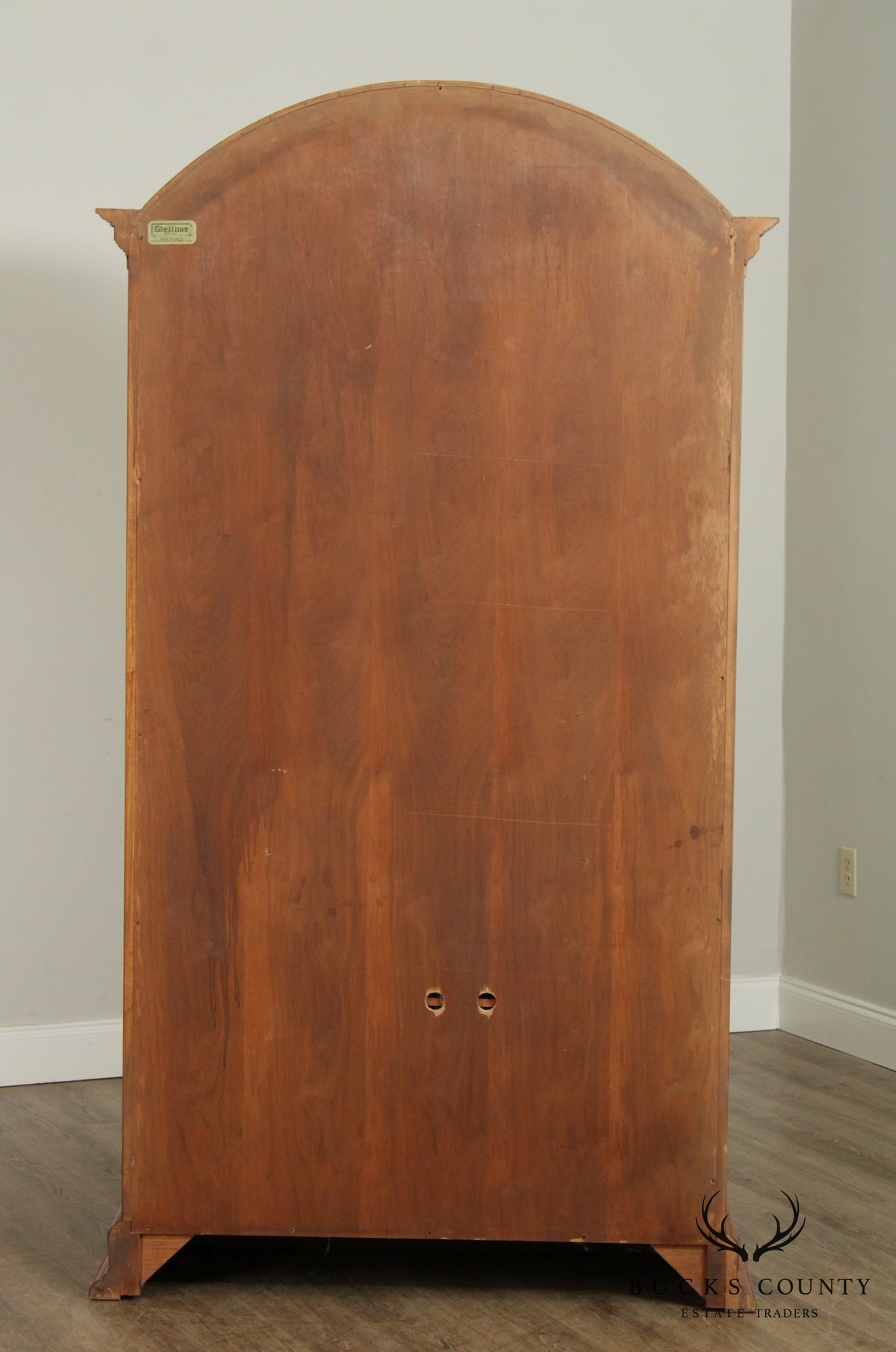 Francesco Molon for Giemme Burl Wood Liquor Cabinet, Bar Armoire