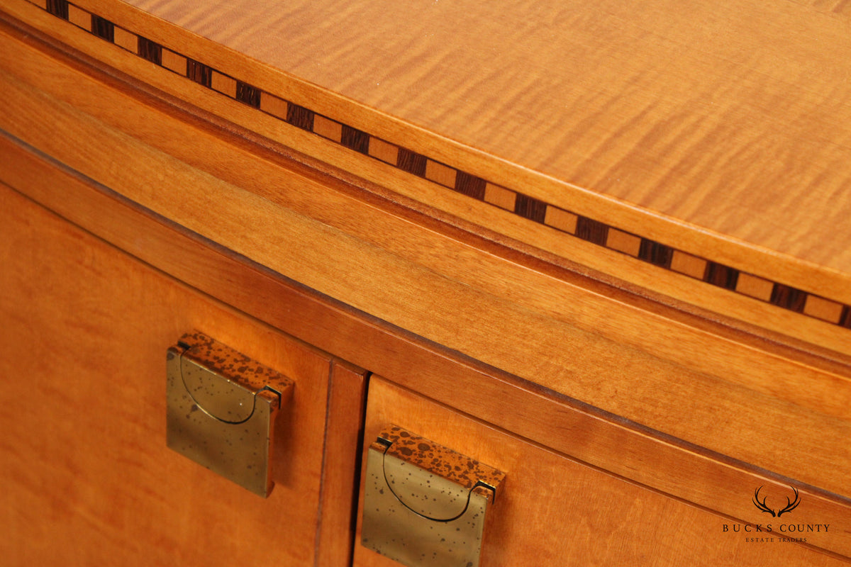 Hickory White Genesis Collection Biedermeier Style Maple Cabinet Nightstand