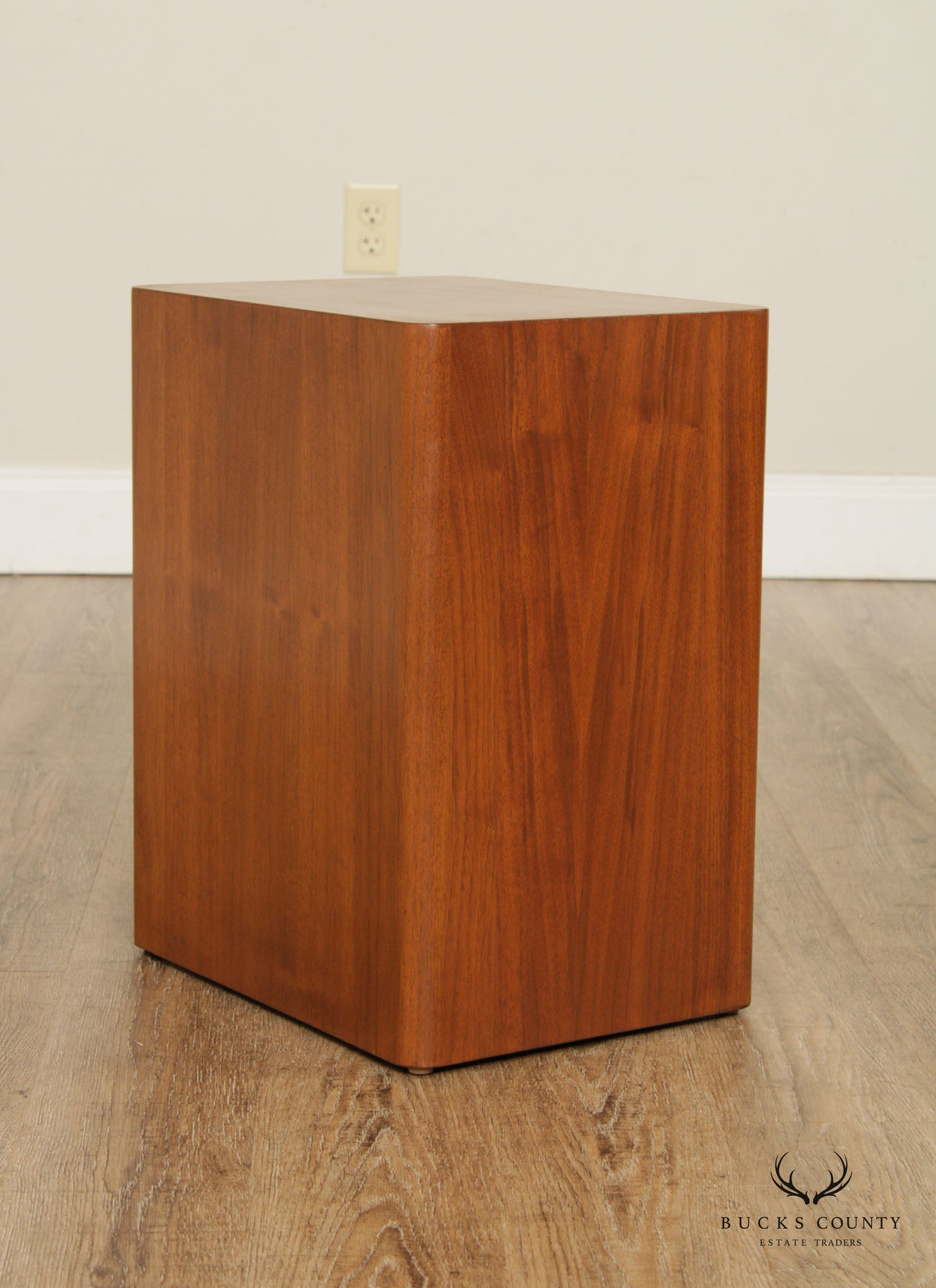 Mid Century Danish Modern Style Walnut End Table