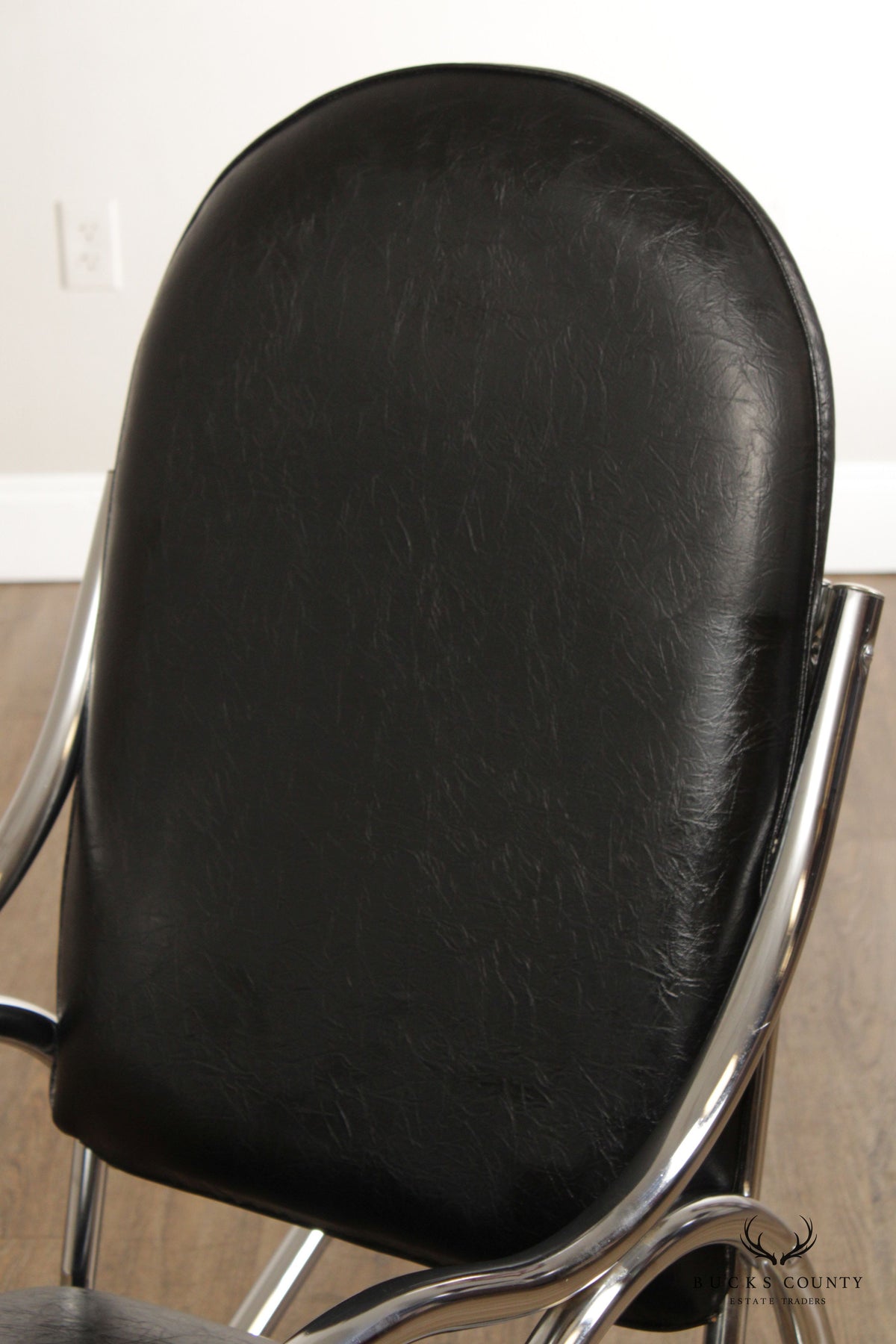 Milo Baughman Mid Century Modern Chrome Frame Rocker