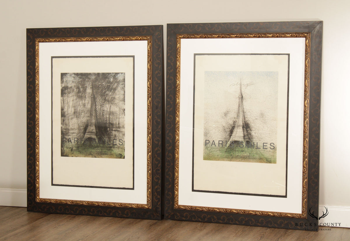 Jim Dine 'Paris Smiles' and 'Paris smiles in Darkness'  Etchings