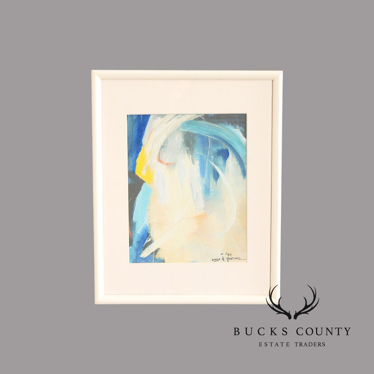 Luis Martinez Contemporary Abstract Framed Print