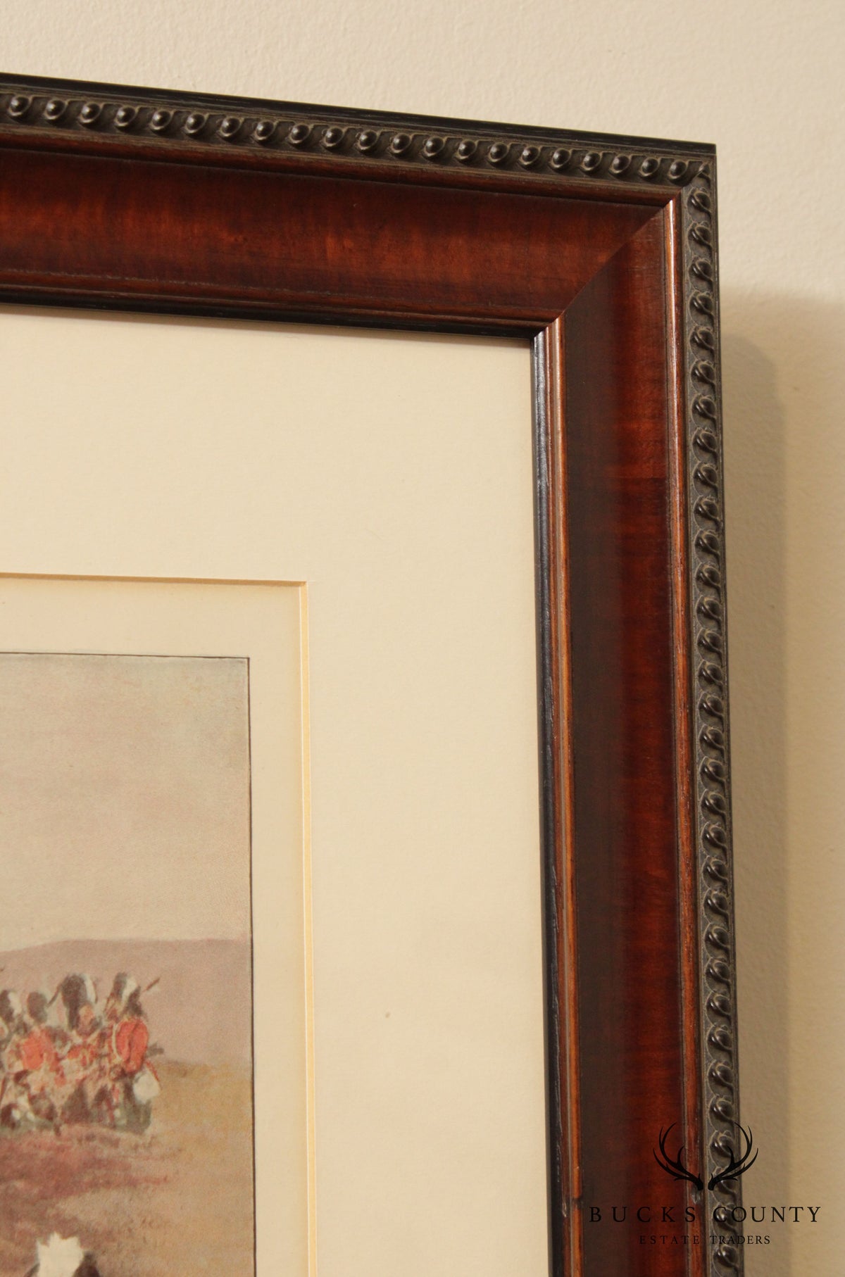 Antique English Colored Lithograph, After Jan Hoynck van Papendrecht