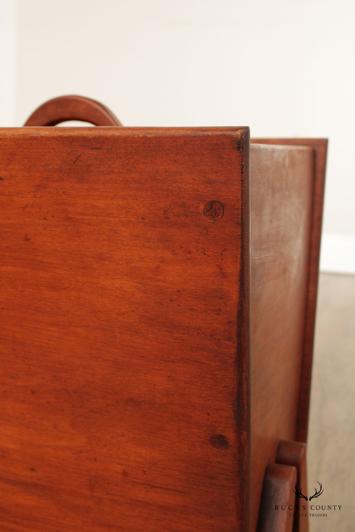 Vintage Cushman Creation Maple Magazine Stand