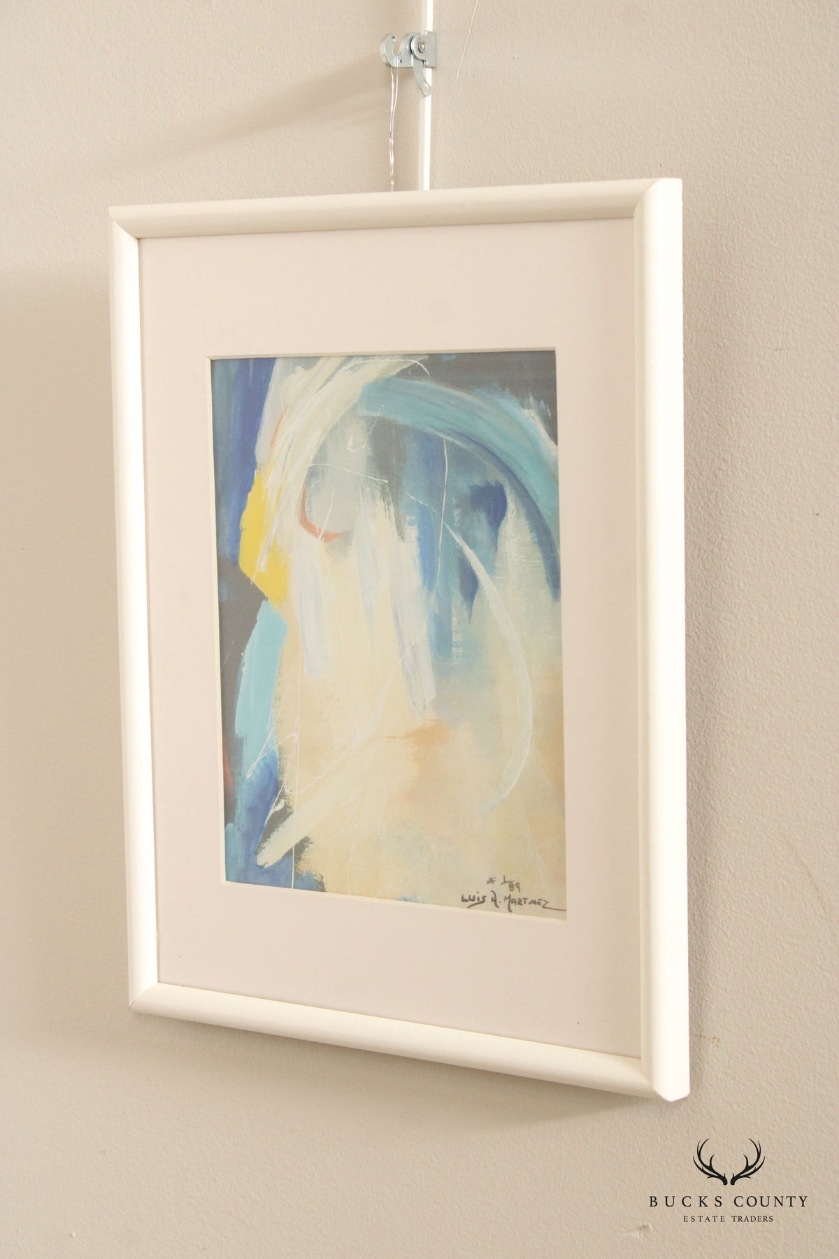 Luis Martinez Contemporary Abstract Framed Print