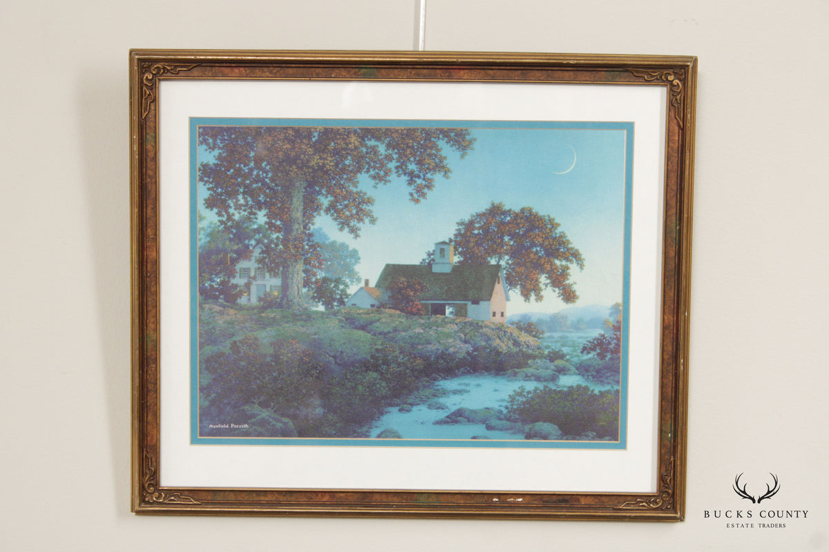 Maxfield Parrish Framed 'New Moon' Giclee Print