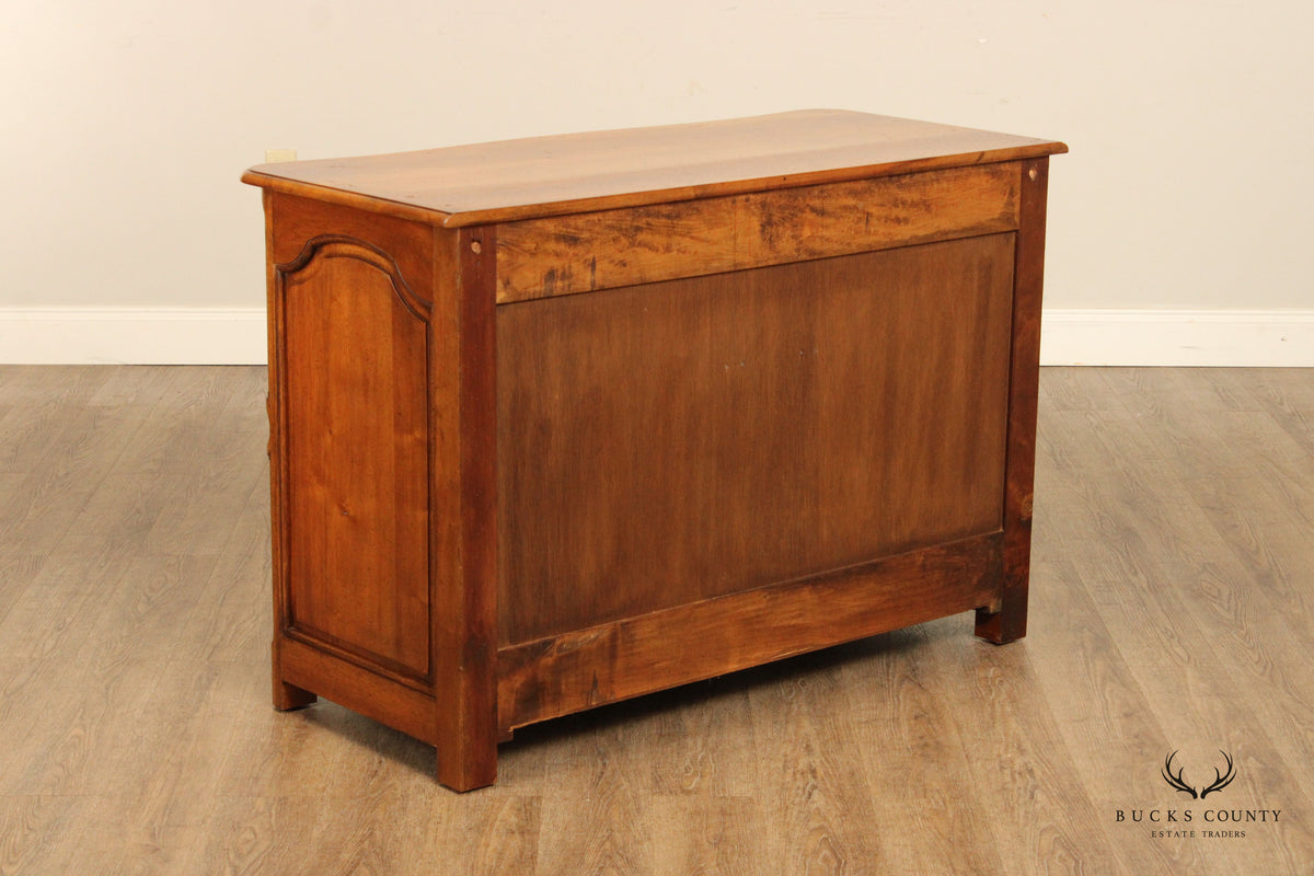 Don Ruseau Custom French Style Pair of Walnut Chests of Drawers