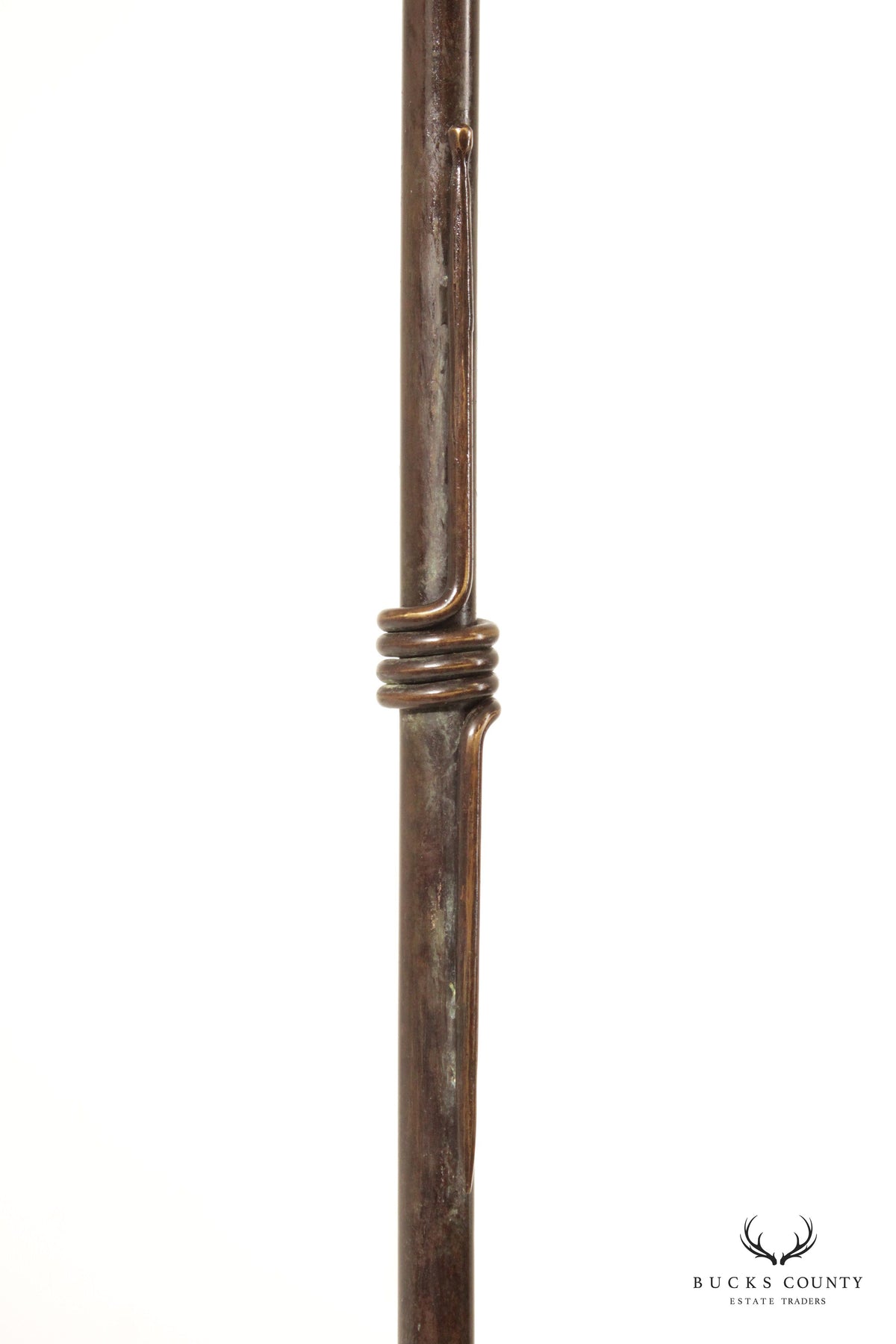 Regency Style Pair Bronze Candlesticks