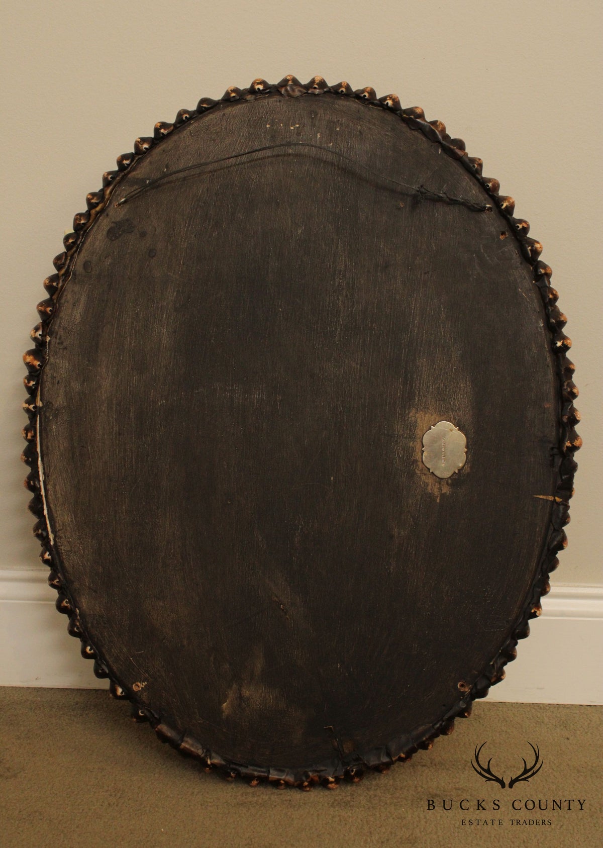 Anthony Redmile Shell Art Oval Wall Mirror
