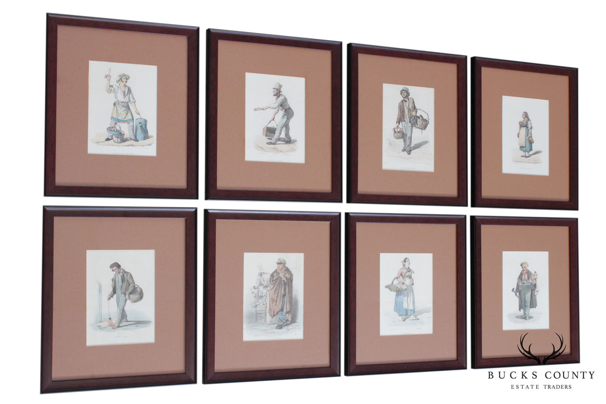 Antique Italian Series of Ancient Costumes & Trades Engravings