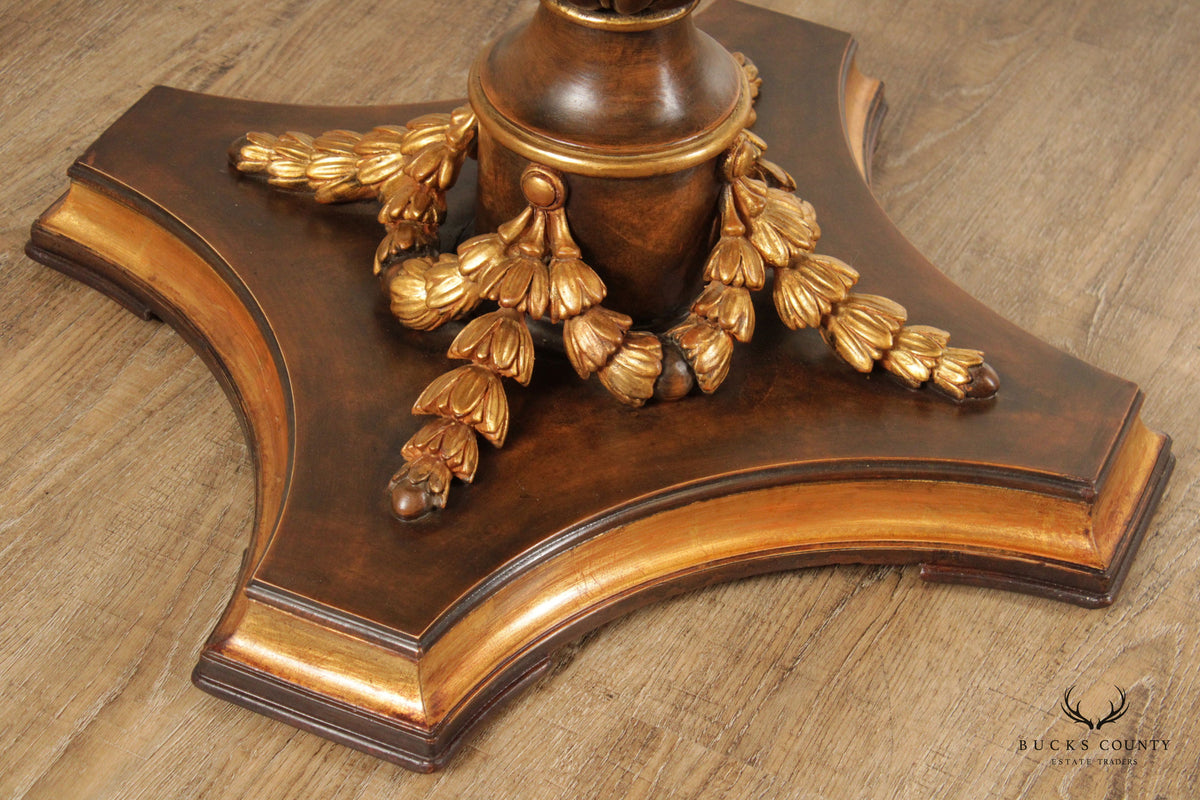 Italian Neoclassical Style Faux Painted Round Center Table