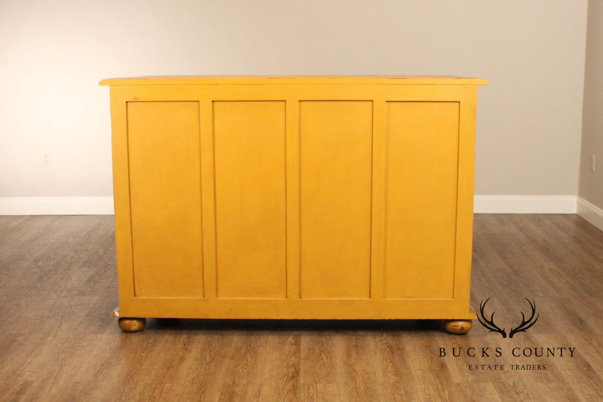 Guild Master Large Distressed Painted Three-Drawer 'Duchess Chest'