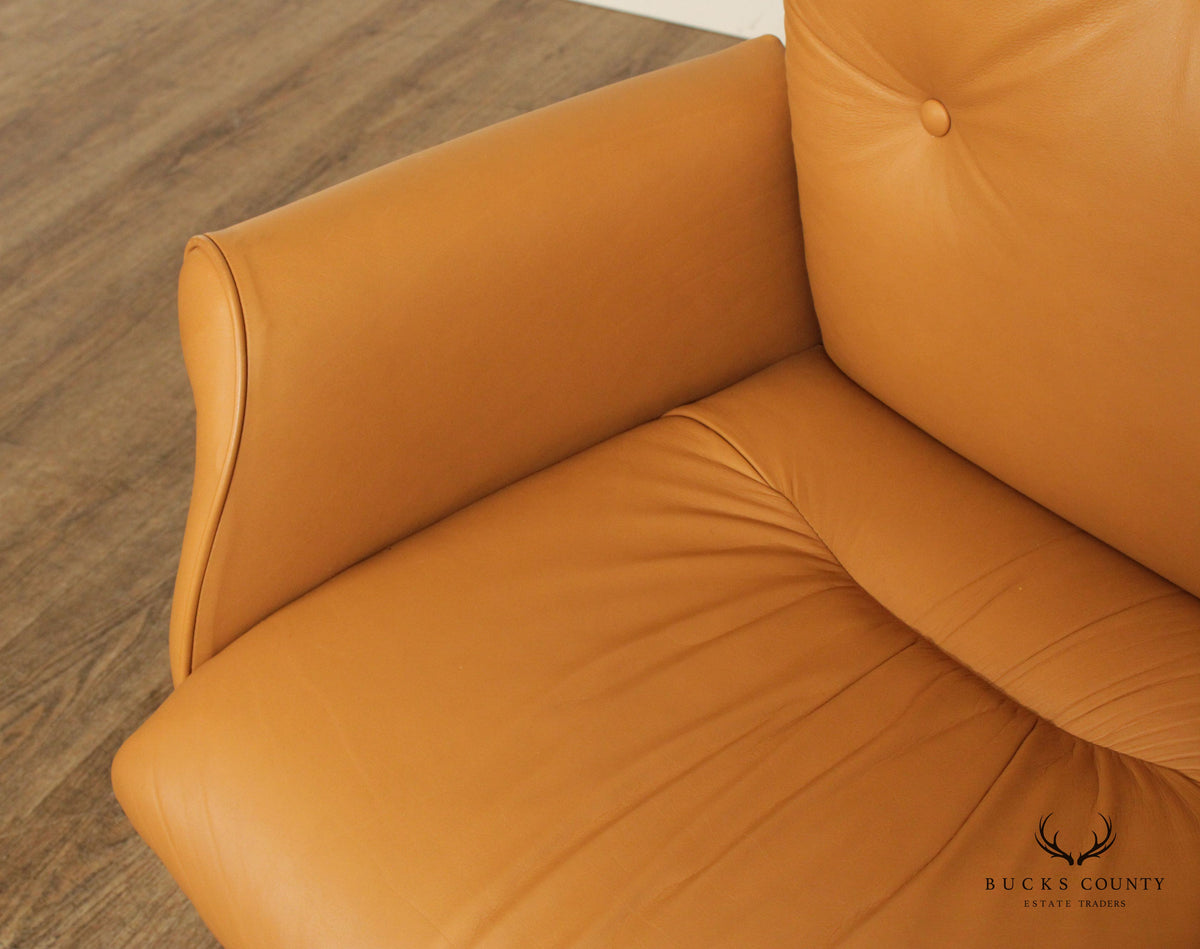 Leathercraft Tufted Leather Executive Office Armchair (C)
