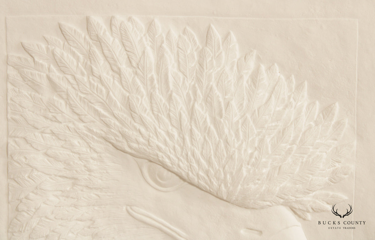 Roy Windfree 'Watchful Eye' Eagle Embossed Print
