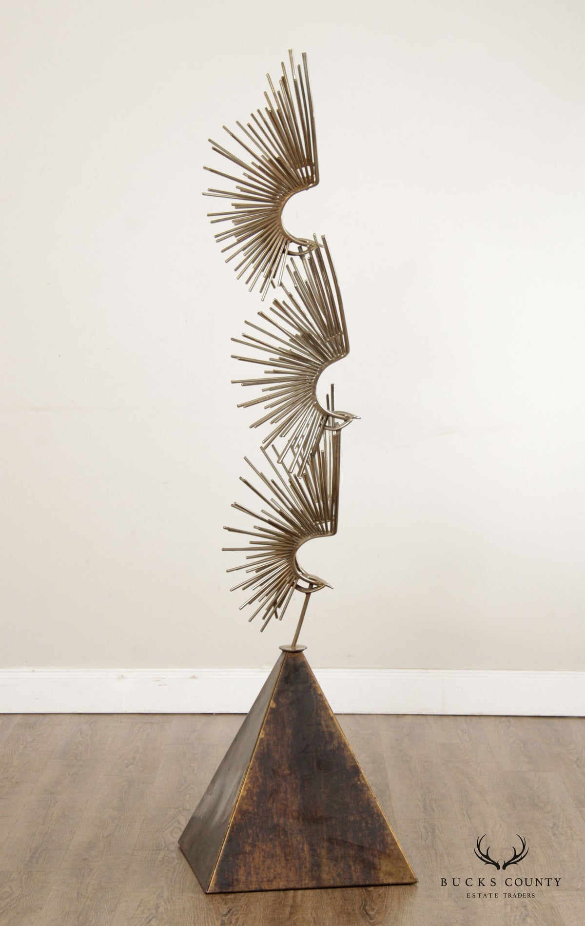 Curtis Jere Modern 'Birds in Flight' Metal Sculpture
