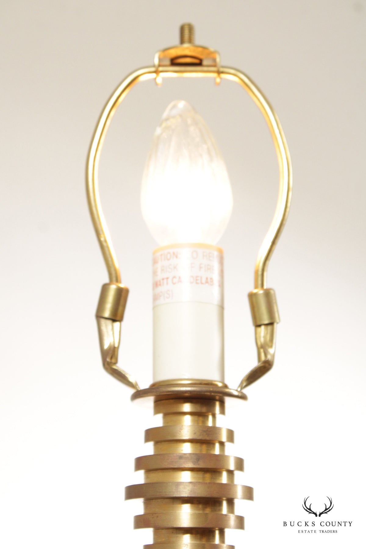 Chelsea House Modern Style Brass And Onyx Table Lamp