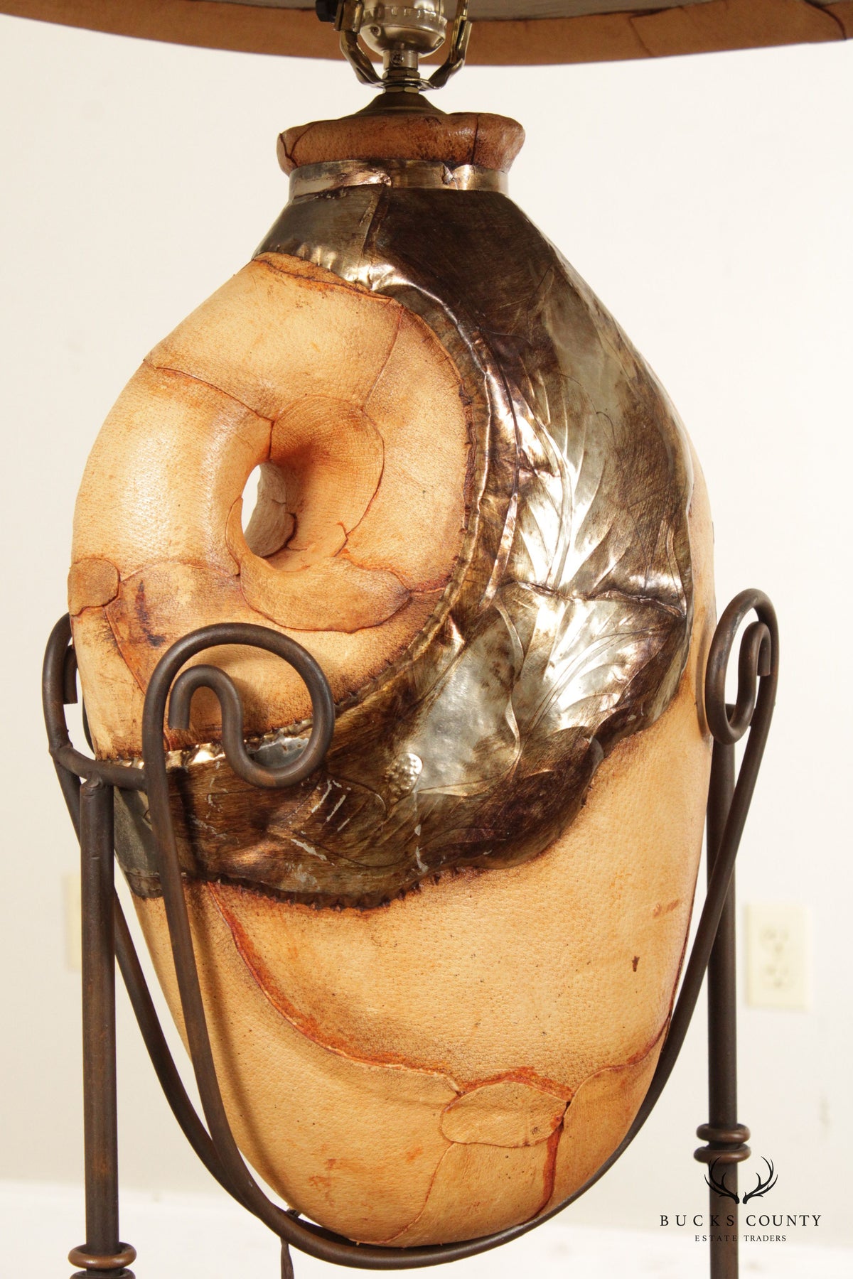 Rustic Style Studio Crafted Sculptural Floor Lamp