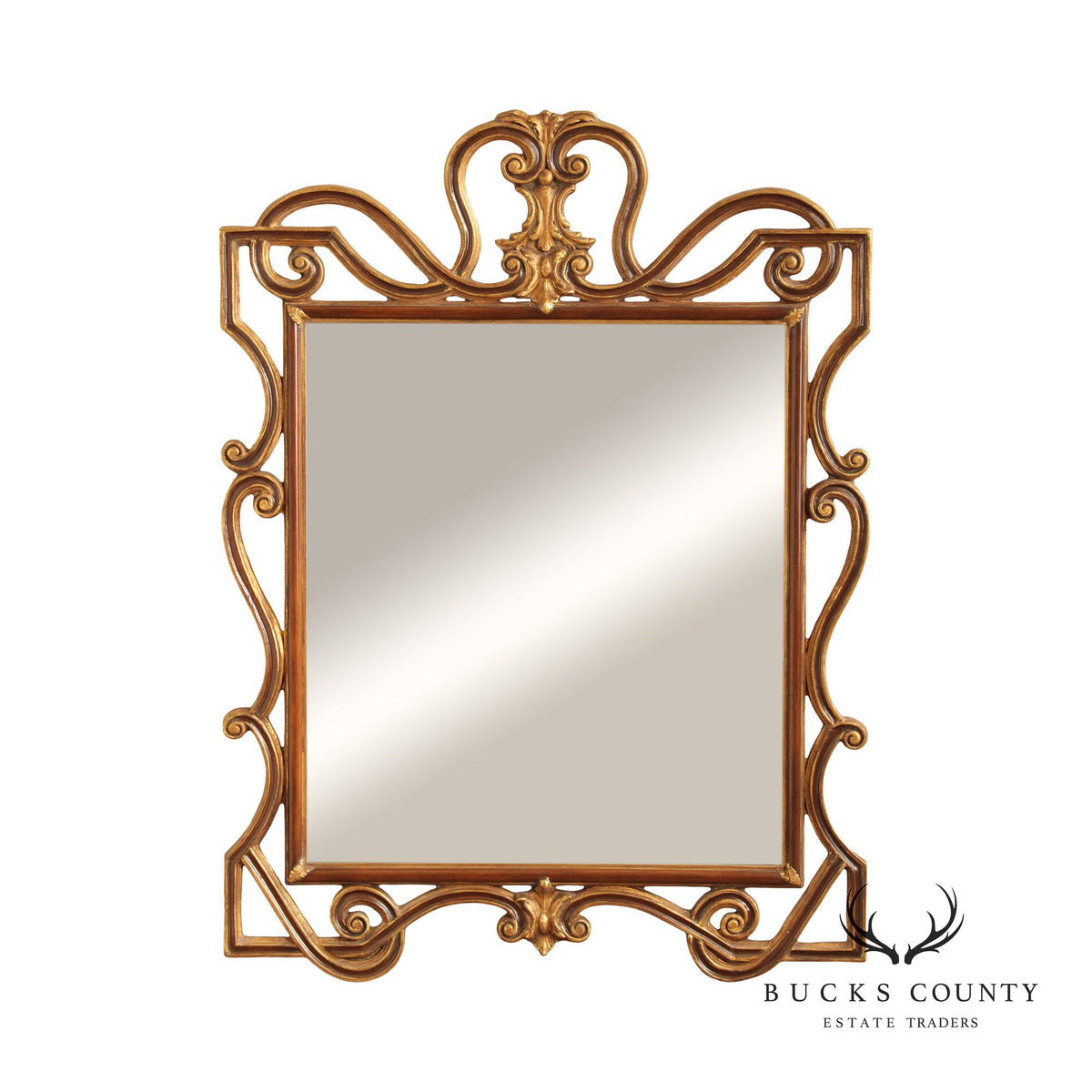 Friedman Brothers Traditional Style Woven 'Sheffield' Mirror