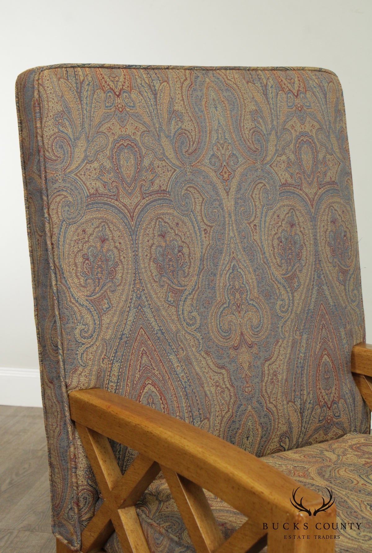 Quality Pair Double X Side Pair Armchairs