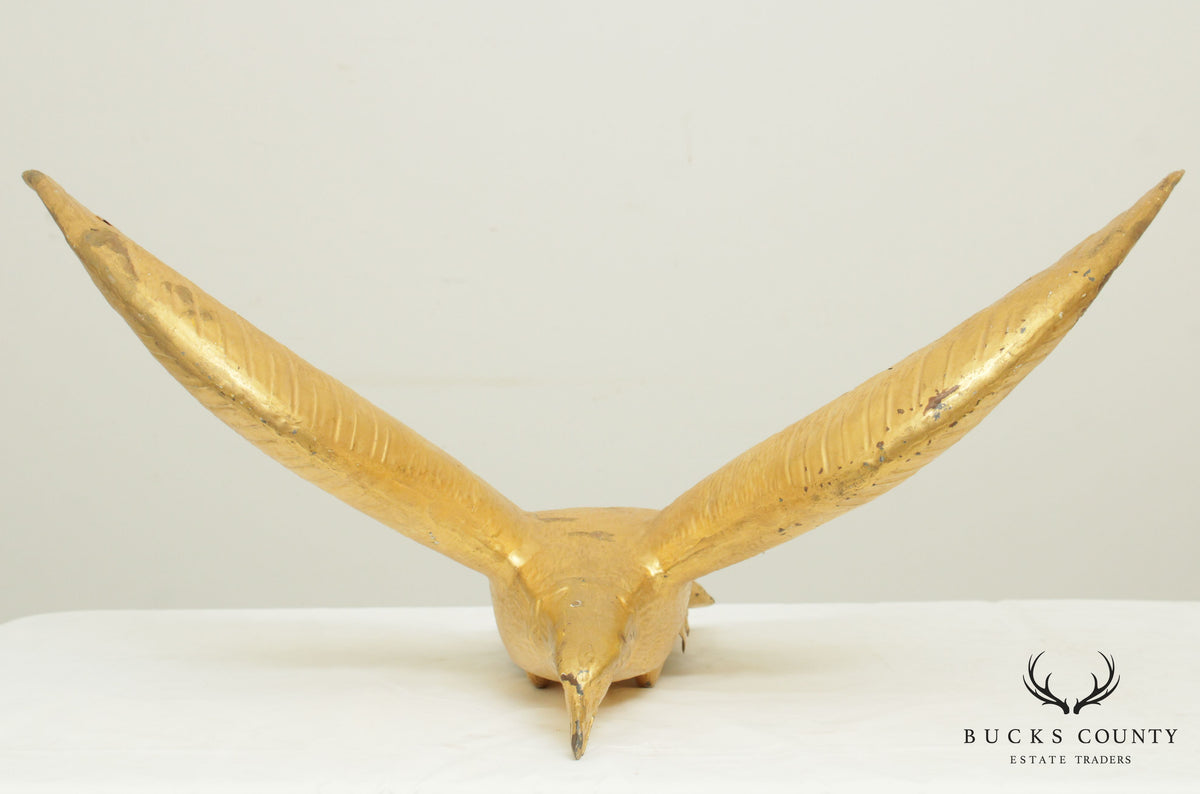 Large Cast Metal Eagle