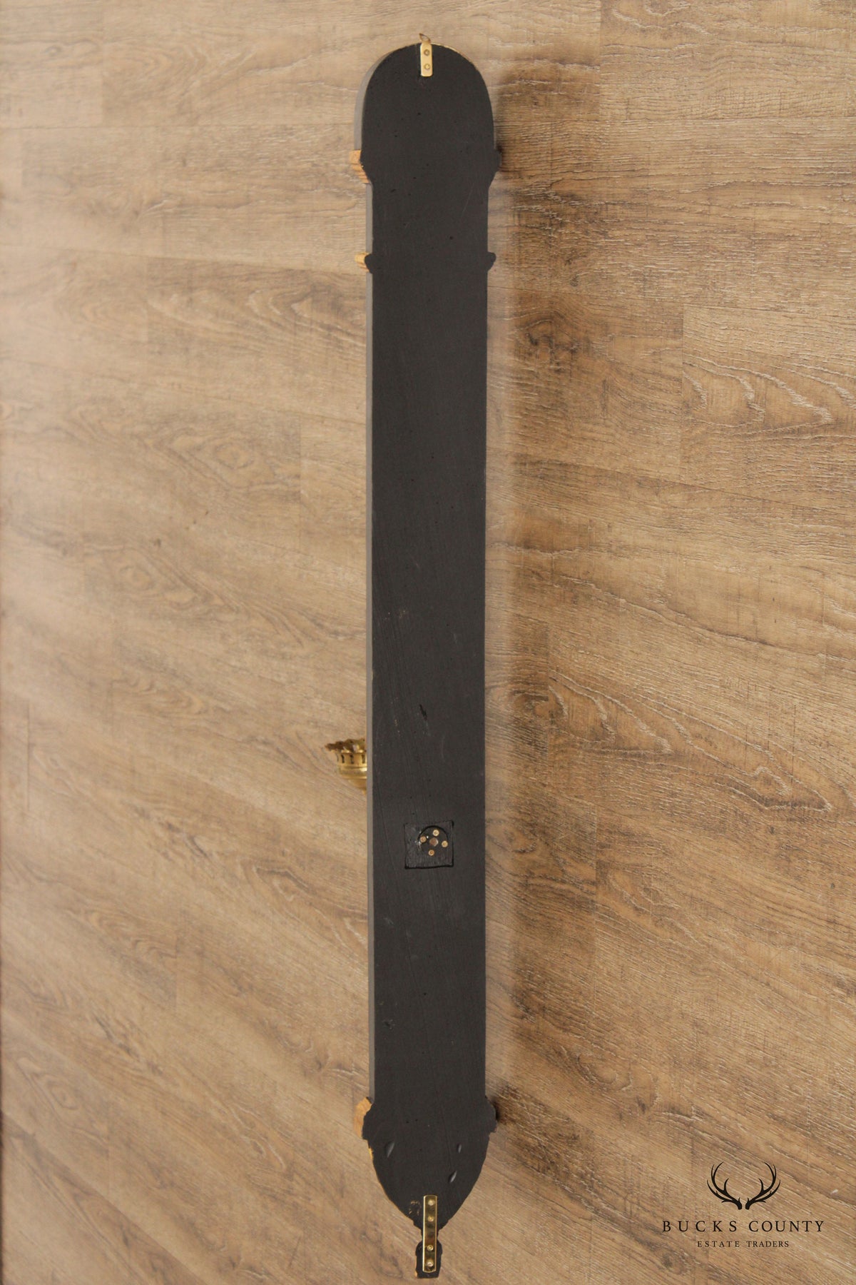 Egyptian Revival Style Pair of Partial Gilt Wall Sconces