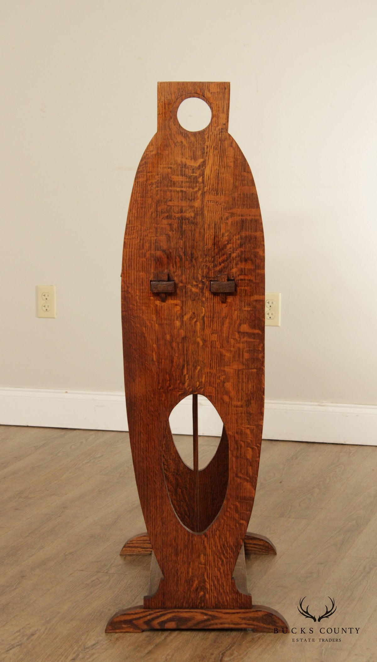 Arts & Crafts Antique Oak Drop Front Desk