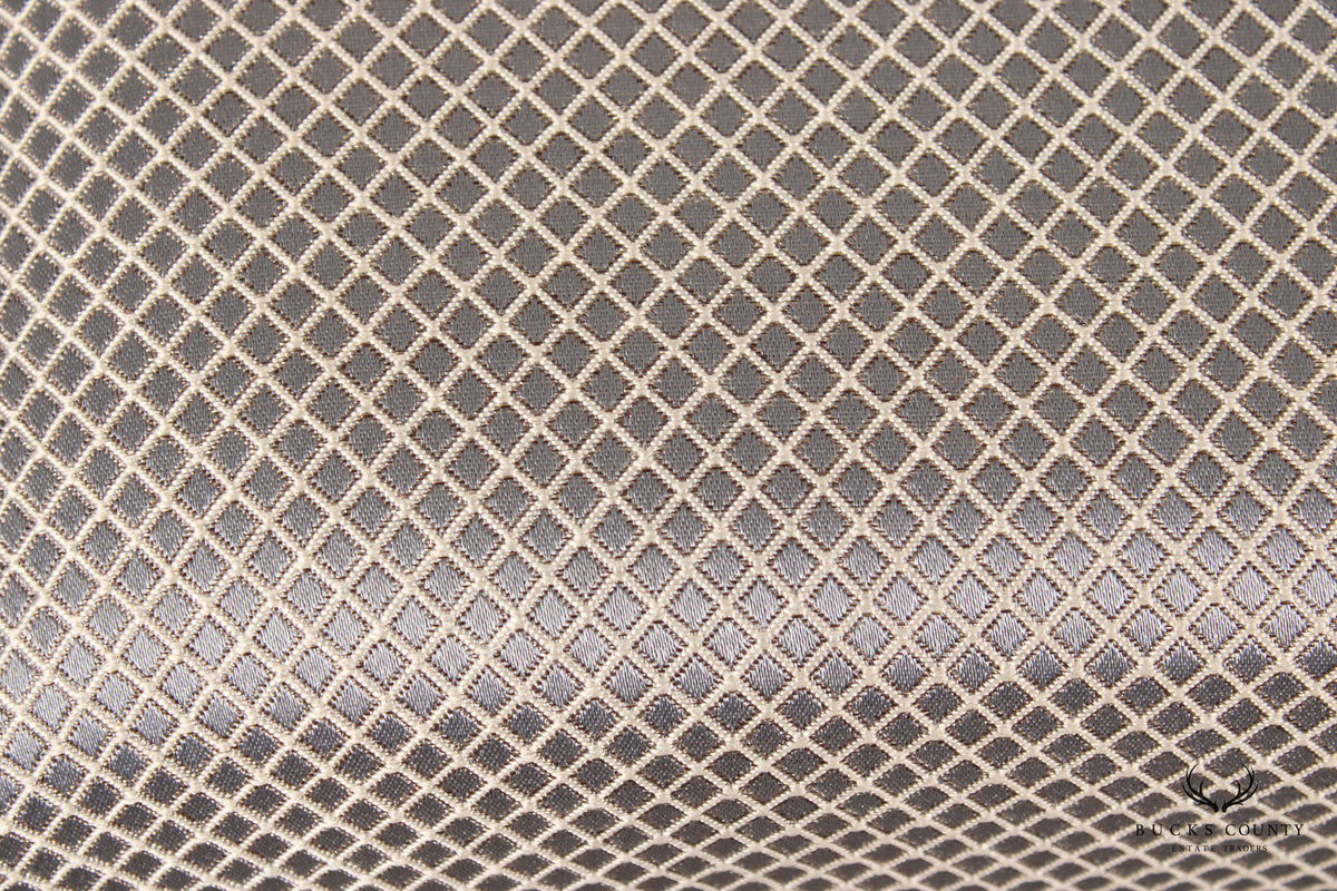 Queen Anne Style Custom Upholstered Foot Stool