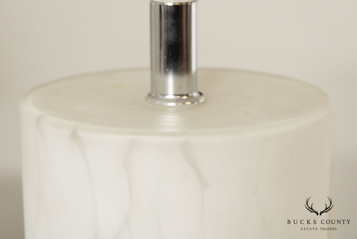 Mid Century Modern Art Glass Table Lamps