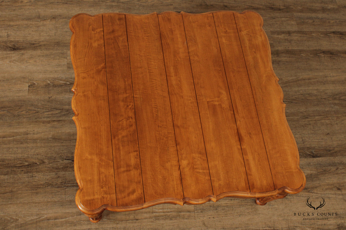 Ethan Allen 'Legacy' Square Top Maple Coffee Table