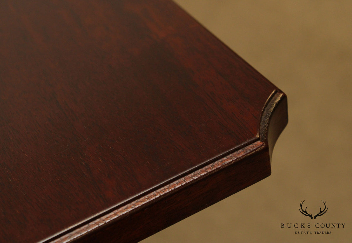 Custom Quality Chippendale Style Drop Leaf Pembroke Table