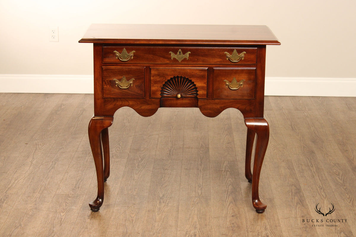 Statton Queen Anne Style Bicentennial Collection Cherry Lowboy