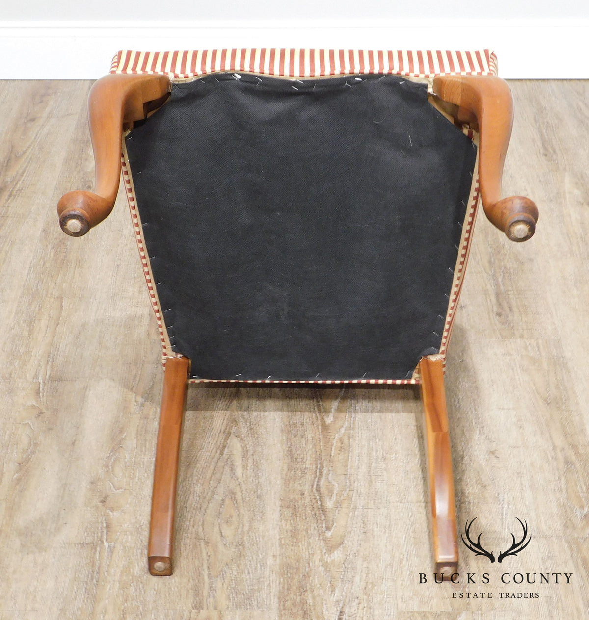 George III Style Quality Upholstered Back Side Chair