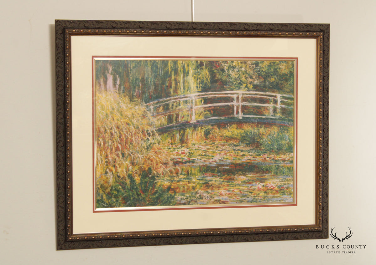 Vintage 'Waterlily Pond, Harmony in Pink' Art Print, After Claude Monet