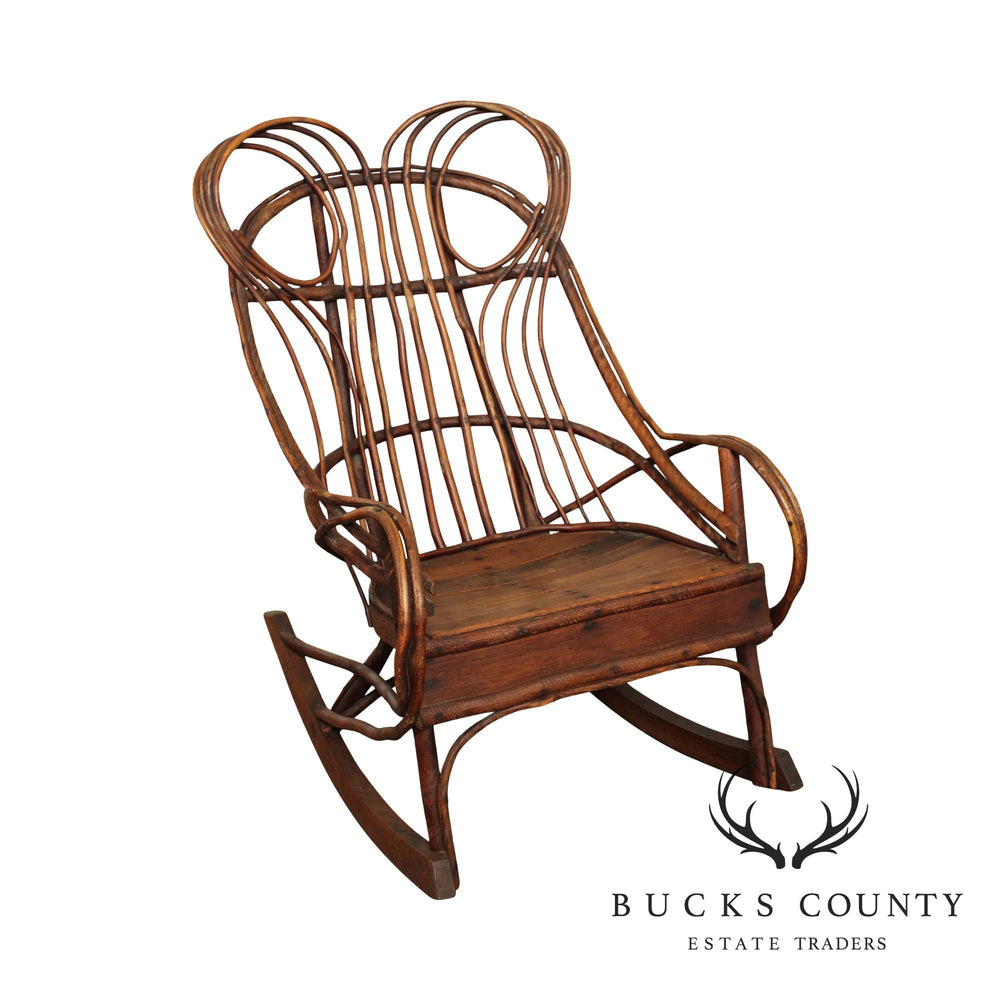 Mini Antique Rocking Chair Antique Bentwood Children Rocking Chair