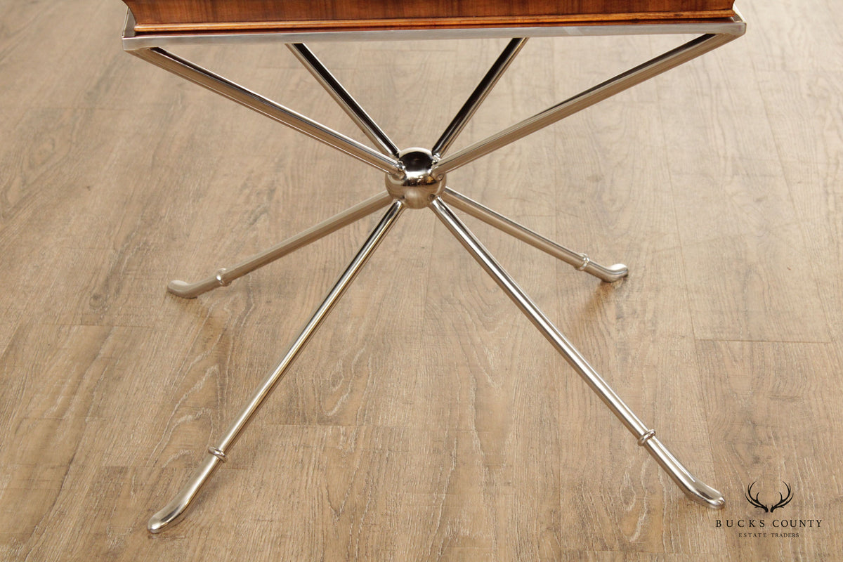 Theodore Alexander Modern Parquetry Tray Table